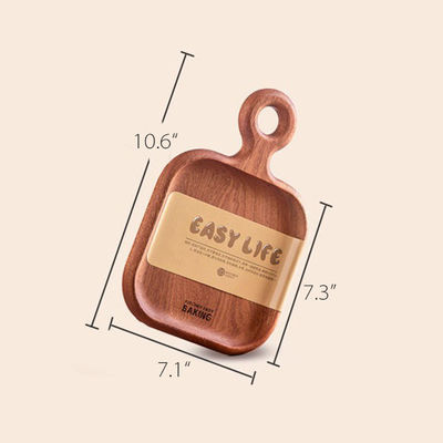 木製パンピザトレイセット 2 カスタムサイズとレーザー彫刻 台所用