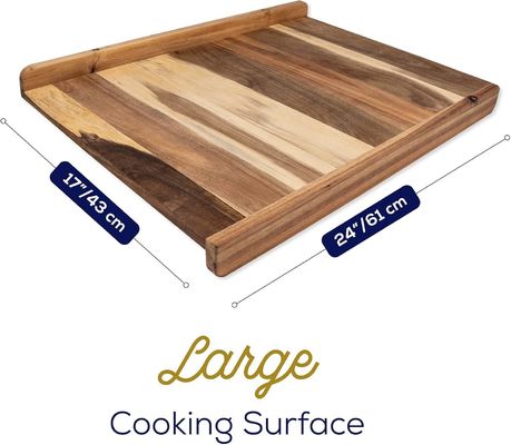 多用途の木製のパン切断板,リップとレーザー彫刻印刷