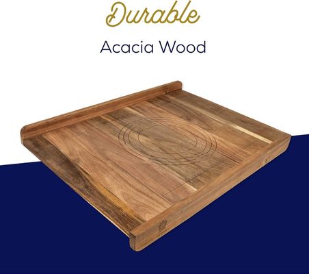 多用途の木製のパン切断板,リップとレーザー彫刻印刷