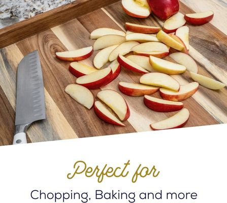 多用途の木製のパン切断板,リップとレーザー彫刻印刷