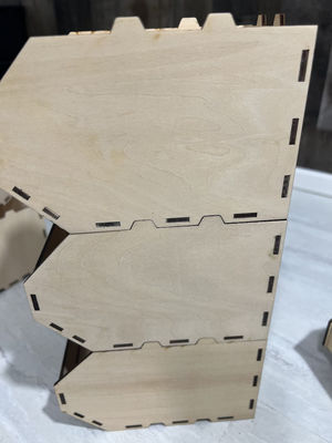 現代のデザインとオフィス用品の保管用木製のデスクトップオーガナイザー 収納箱