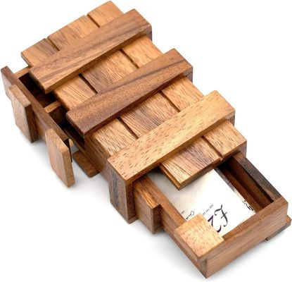 ダブル マジックボックス ブレインティザー 隠しコンパートメントの固木箱