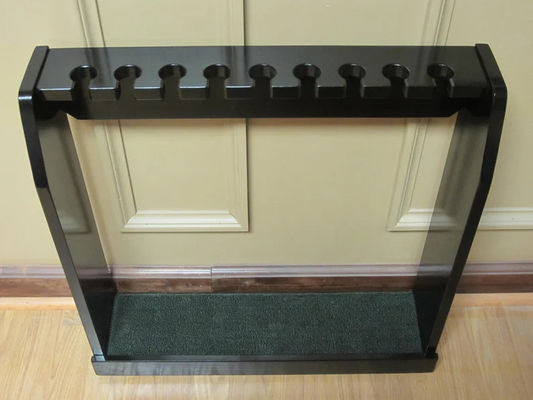 ブラック・フィニッシュ 木製床や壁ラック 珍しいスコット・キャメロン・ゴルフクラブのディスプレイに最適