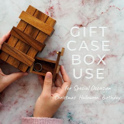 ダブル マジックボックス ブレインティザー 隠しコンパートメントの固木箱