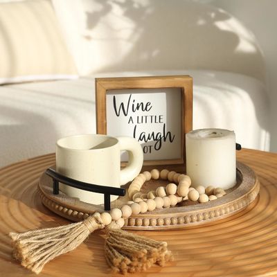 ホーム レストラン バー ホテル 結婚式 木製 シンプル カラー 仕立て トレイ ハンドル 飾り付け