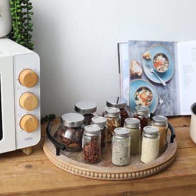 ホーム レストラン バー ホテル 結婚式 木製 シンプル カラー 仕立て トレイ ハンドル 飾り付け