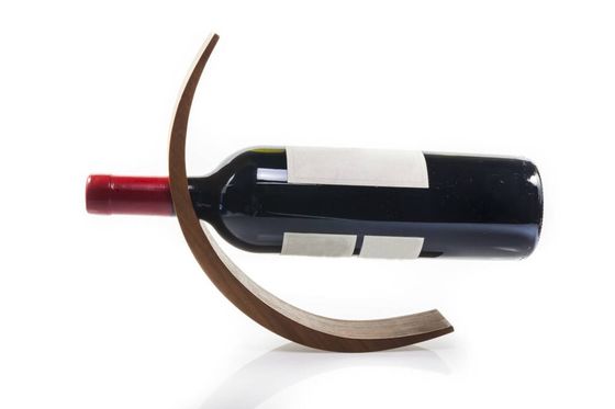 スタムサイズと色 スタンプ印刷 ハンドリング オリーブ木製ボトルホルダー