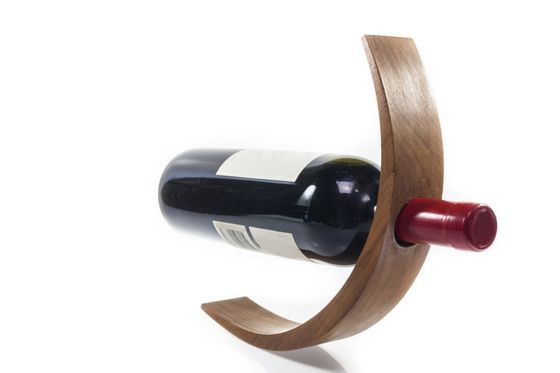 スタムサイズと色 スタンプ印刷 ハンドリング オリーブ木製ボトルホルダー