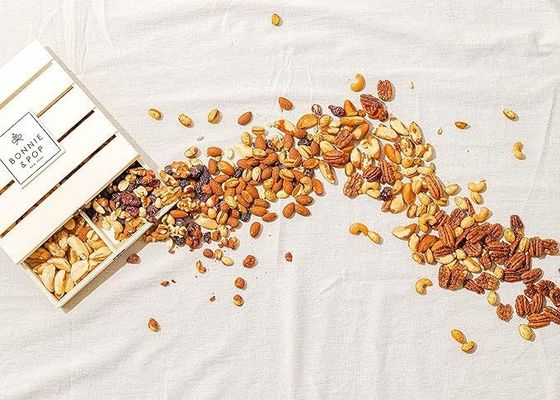 カスタマイズされたロゴ 容認可能 保存と印刷のための再利用可能な木製の箱 ラザー彫刻