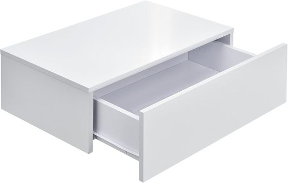 便利な廊下 収納 壁付き 木造 浮き棚 引き出し 46 x 30 x 15cm