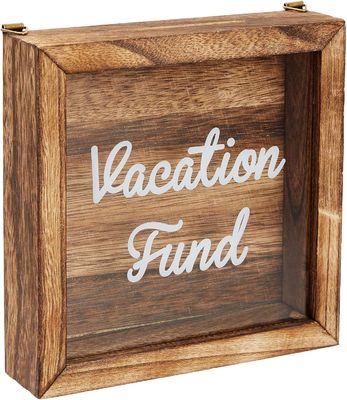 競争力のある焼いたスタイル 環境貯蓄のための木製休暇基金の箱