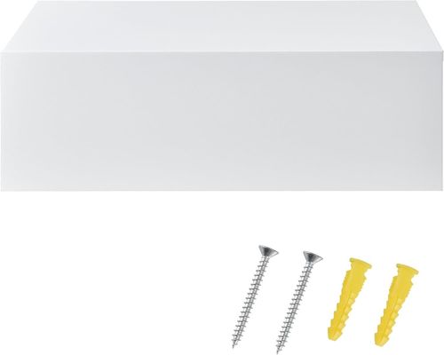 便利な廊下 収納 壁付き 木造 浮き棚 引き出し 46 x 30 x 15cm