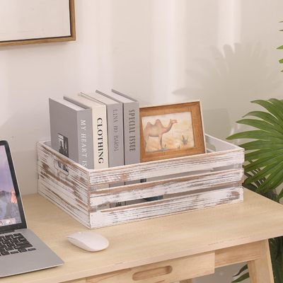 11.25x7.75x4.5' パーソナライズド家庭装飾用の松の木箱と箱