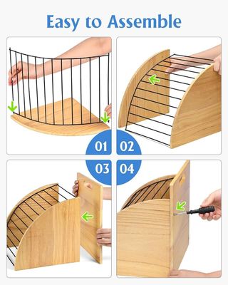 教室やオフィス用の多機能の木製クリップボードオーガナイザー