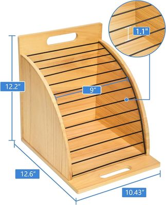 教室やオフィス用の多機能の木製クリップボードオーガナイザー