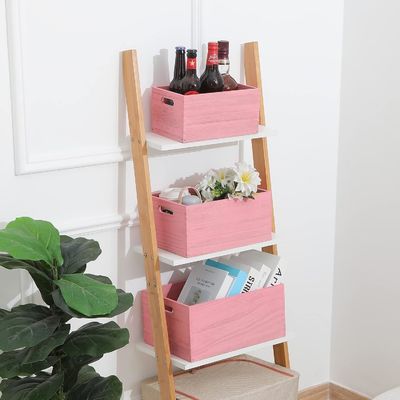 野菜やパンの果物のための手造りの木製貯蔵セット 3 枚組の巣箱