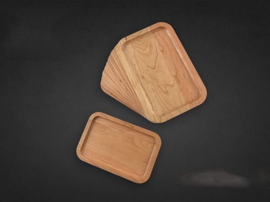 木製 シンプル カラー オーダーメイド サービス トレイ レーザー ブランク 6X9X0.75 家装用