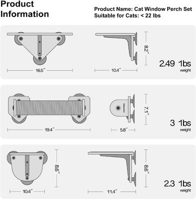家庭 家具 猫 登山 セット 木製 窓 座り 登り 階段 と 掻き立て 柱