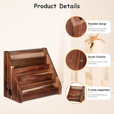 機能的なデザイン モンテッソーリ ディスプレイシェルフ 彫刻木製書棚 子供の教室用