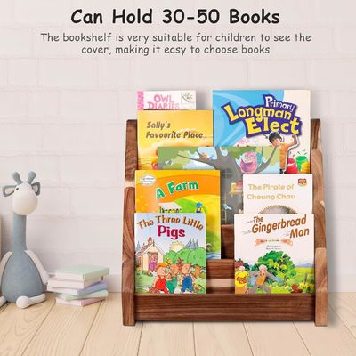 機能的なデザイン モンテッソーリ ディスプレイシェルフ 彫刻木製書棚 子供の教室用