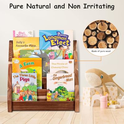 機能的なデザイン モンテッソーリ ディスプレイシェルフ 彫刻木製書棚 子供の教室用