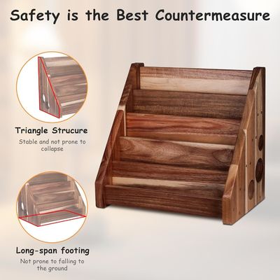 機能的なデザイン モンテッソーリ ディスプレイシェルフ 彫刻木製書棚 子供の教室用