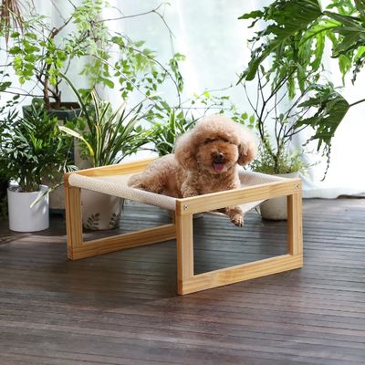 郵便包装 Y 木製 ネコ ハンマック 21 X 16.5 インチ 高いペット 家具 木色