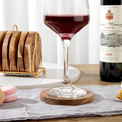 印刷 オーダーメイド 9cm 丸いバー 家庭用飲み物 コースター 木製 バンブー コースター