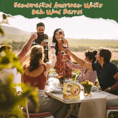 ヴィンテージ・スピリッツとリコール用のウイスキー・バレル・コクテル・ディスペンサー