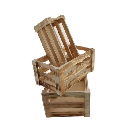 堅固で耐久性のある木製の果物箱 21x10x10cm 21x10x11.2cm 31.2x20.3x14cm