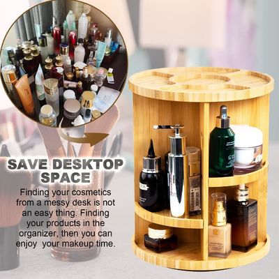 調整可能なバニティ化粧品ホルダーラック 化粧品 保存 ディスプレイボックス オーダーメイド ロゴ