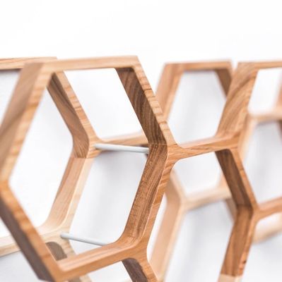 家具 木製 ハニーキャブ 壁マウント トイレットペーパーホルダー