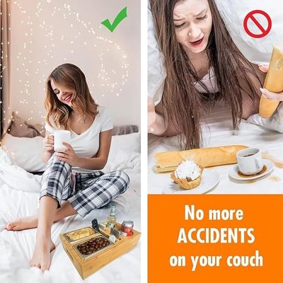 ギフトパッケージ 脱がれる蓋 デザイン カップと飲み物ホルダー 中央のソファのためのスナックトレイ