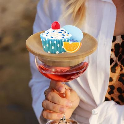 木製ワイングラス 紅酒の噴出防止のための6本セット