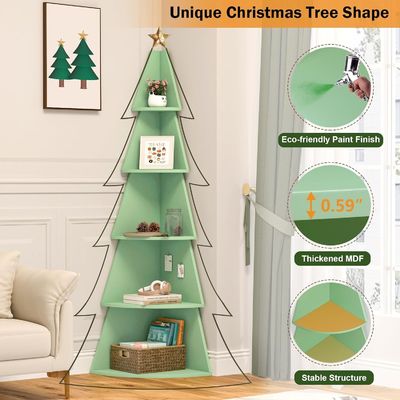 デザイン スタイル モダン 高角棚 子供用 5階木本棚 角本棚