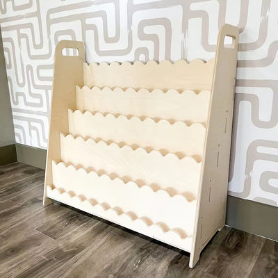 モンテッソーリ 木製 家具 幼稚園 ギフト 機能用 木製 本棚 空間節約