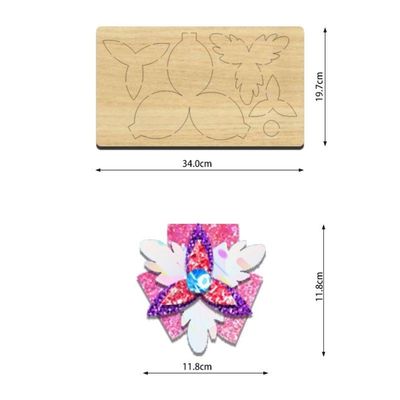 オーダーメイド 木製 手作り 形 弓 木製 切断 模具 天然 または オーダーメイド 色