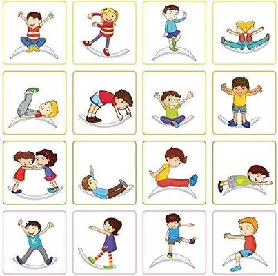 35インチ 天然木の揺れる赤ちゃん バランスボード モントセッソリ フィットネス バランス カービッドボード