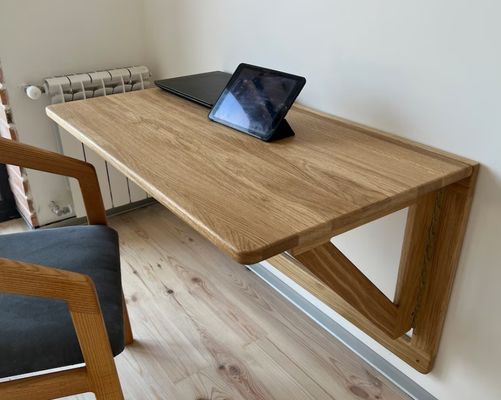 202407 オーク 壁デスク 折りたたみ デスク 家庭用 事務室 事務室 印刷 焼却