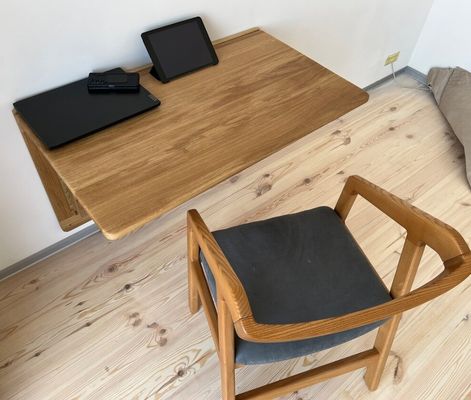 202407 オーク 壁デスク 折りたたみ デスク 家庭用 事務室 事務室 印刷 焼却