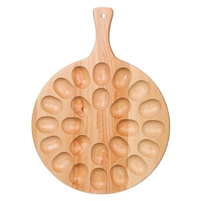 キッチン用品を保管するための24ホールの木製トレイ