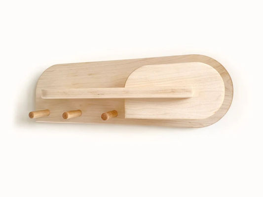 リビングルームエントリーオーガナイザー 壁マウント コートラック オーダーメイド ロゴキーホルダー