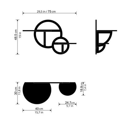 現代の猫家具 ステップとシルクスクリーン印刷付きの木製の猫の登り壁