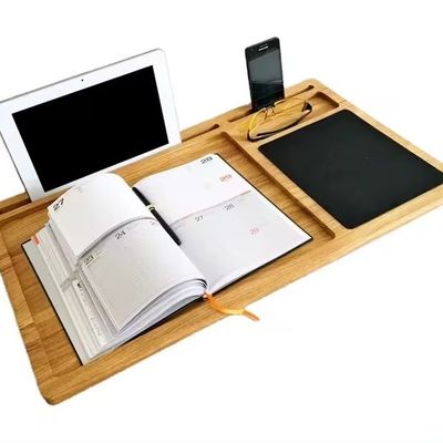 ポータブル 木製 コンピュータ トレイ マウス パッド と ワーク ステーション の 折りたたみ できない オーク スタンド