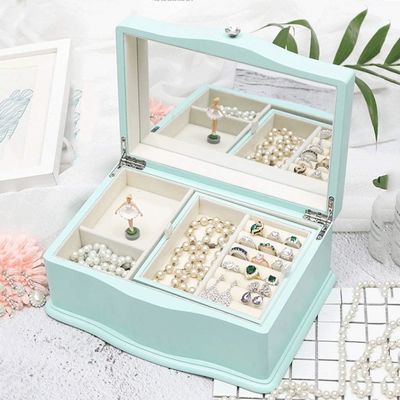 TIMBER 最新 ポータブル ファッション 大容量 木製 音楽 宝石箱 ギフト パッケージ