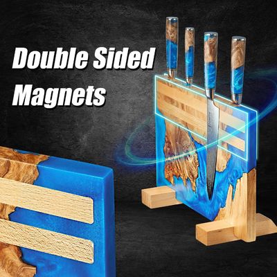 キッチン組織のための四角形エコフレンドリー竹磁性ナイフストライプ