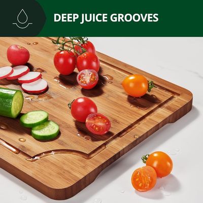 エクストラ 大きい 3 PC 工芸木切断板 キッチン 食事 準備 方形 16 x 1.8 x 12 インチ