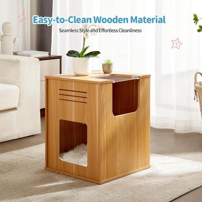 屋内猫 スクラッチパッド付きの大きな猫の家 カスタマイズされたロゴ 受け入れられる固木