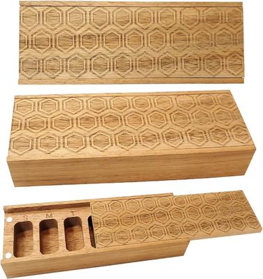 アカシア 木 7 日 週 錠剤 ボックス ビタミン 錠剤 オーガナイザー 日常 補給 錠剤 容器