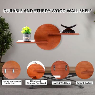 折りたたみのないラック 丸い装飾ディスプレイ 壁掛け棚 吊り棚 大量